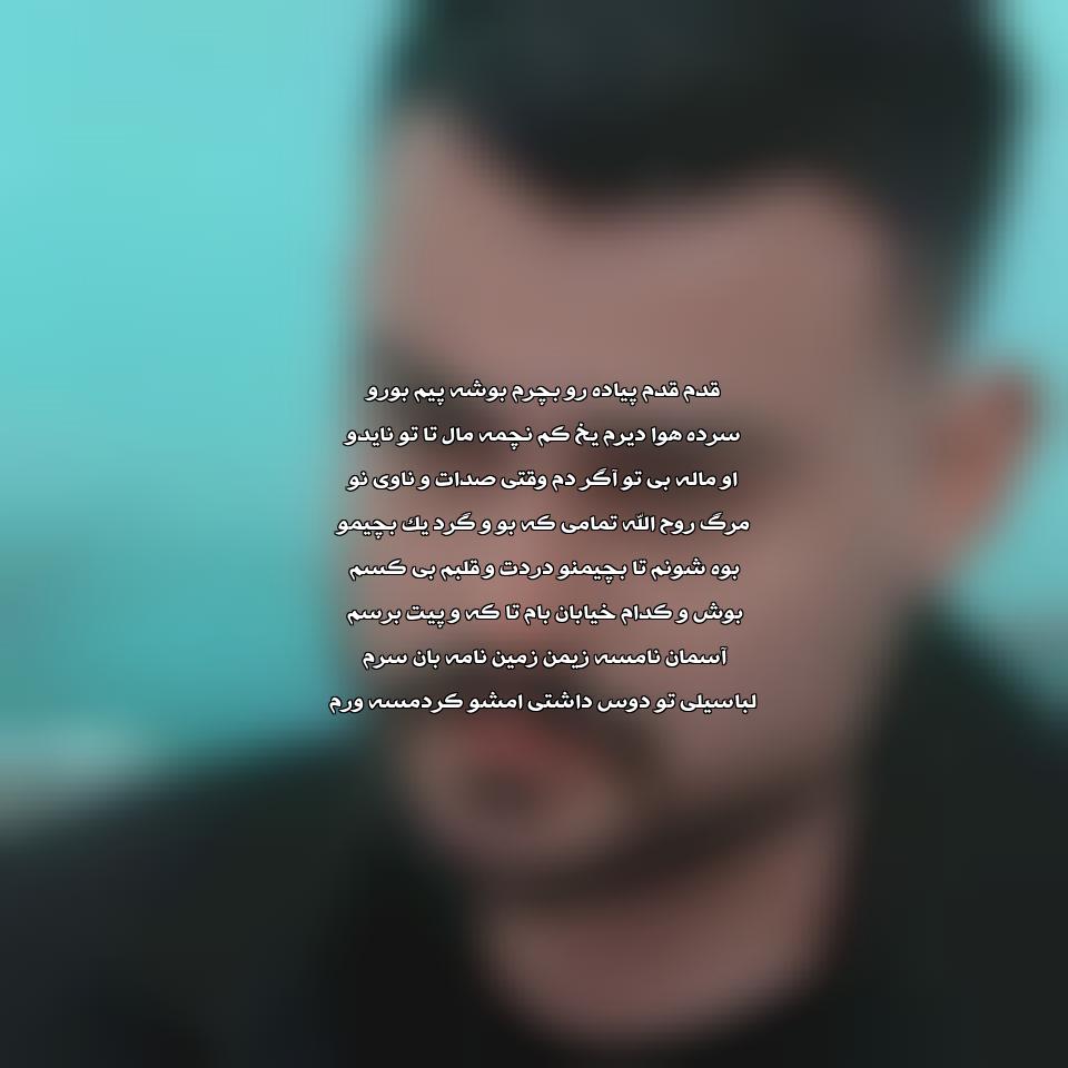 دانلود آهنگ قدم قدم پیاده رو از روح الله کرمی
