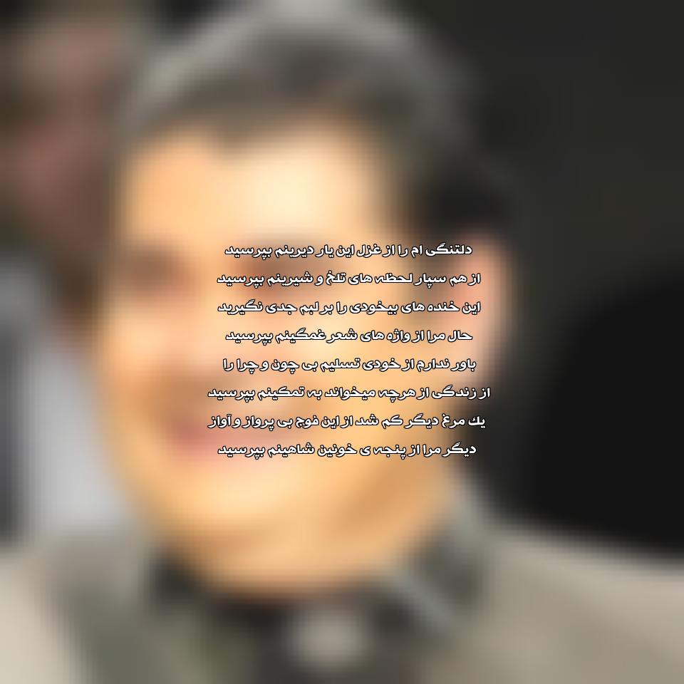 دانلود آهنگ دلتنگیم را از غزل این یار دیرینم بپرسید از سالار عقیلی
